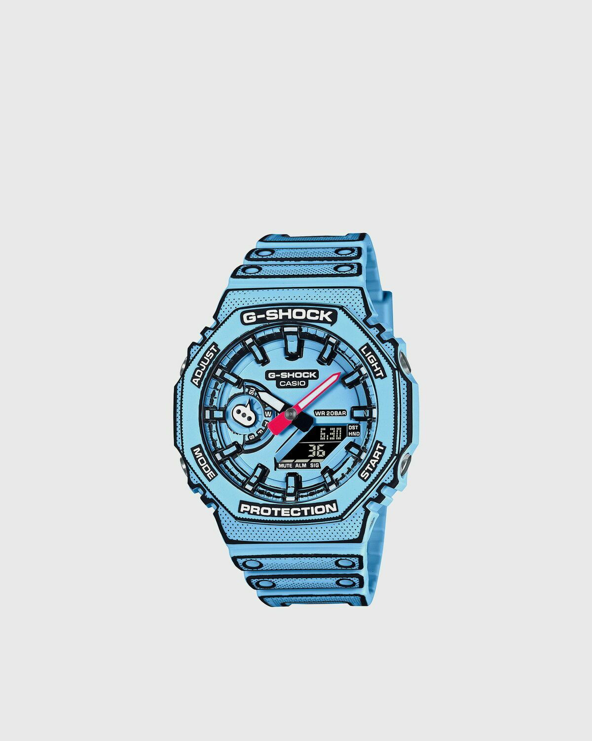 G Shock Ga 2100 Mng 2 Aer Blue Watches