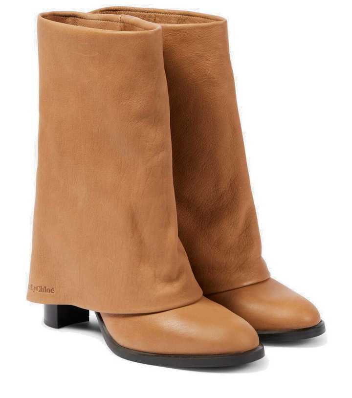 Photo: See By Chloé Melia 90 leather boots
