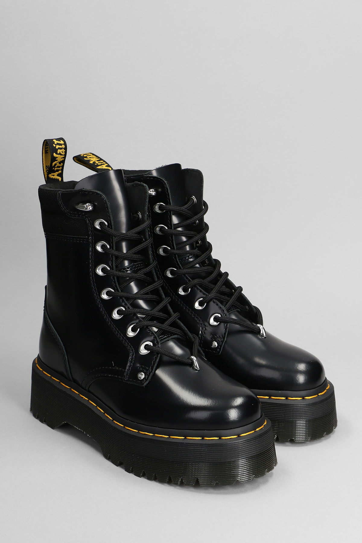 【送料&関税込】Dr. Martens Jadon Ii Hardware Leather Platfo Jadon II Boot Hardware Pull Up Leather Platforms in Deep
