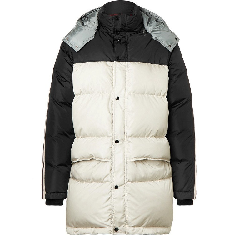 Photo: Gucci - Webbing-Trimmed Quilted Shell Hooded Down Jacket - Men - Black