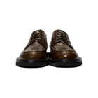 Dries Van Noten Brown Croc Derbys