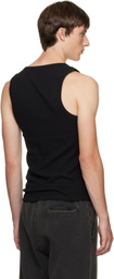 Entire Studios Black Rib Tank Top