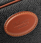 Mulberry - Leather-Trimmed Scotchgrain Wash Bag - Black