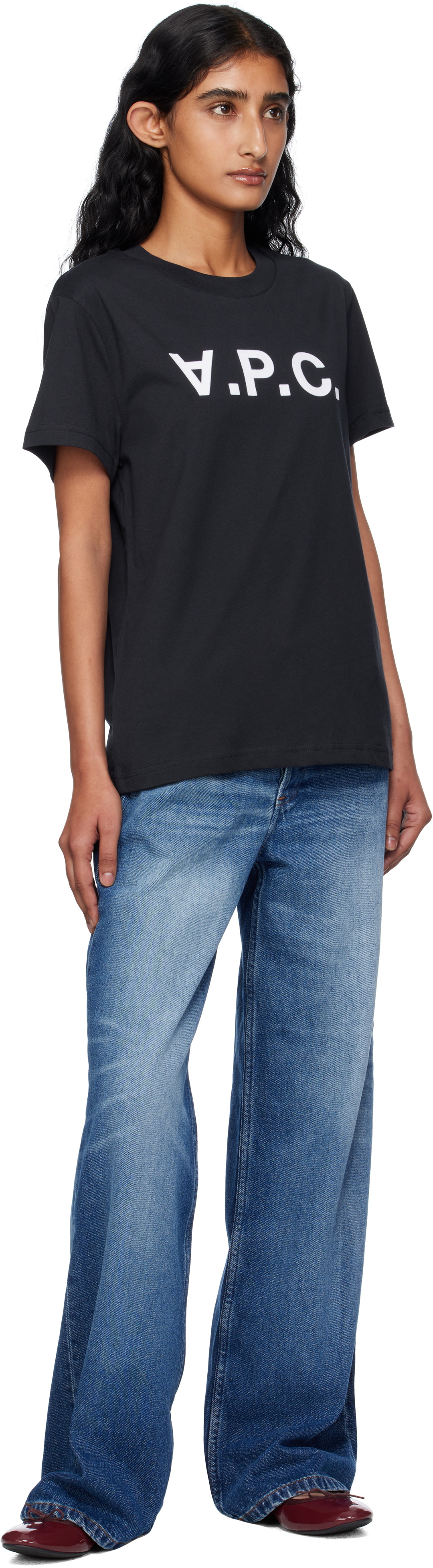 A.P.C. Navy Standard Grand 'VPC' T-shirt