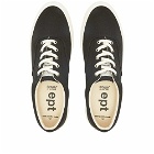 East Pacific Trade Men's Deck Canvas Sneakers in Black