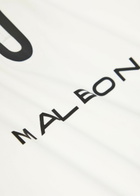 Malbon Performance Logo Half-zip Stretch-jersey top White