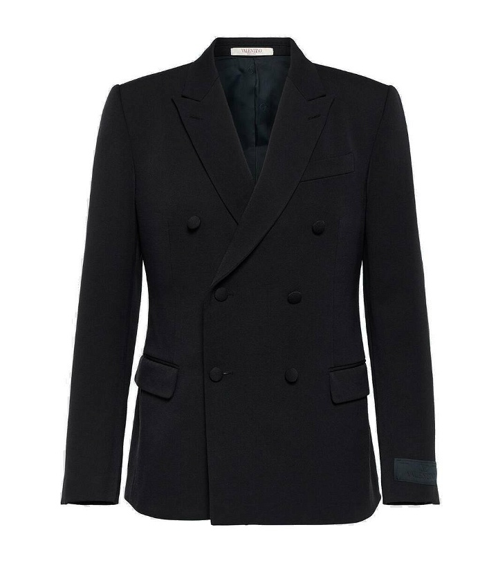 Photo: Valentino Double-breasted wool blazer