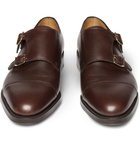 John Lobb - William Leather Monk-Strap Shoes - Brown