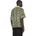 GCDS Green Python Shirt