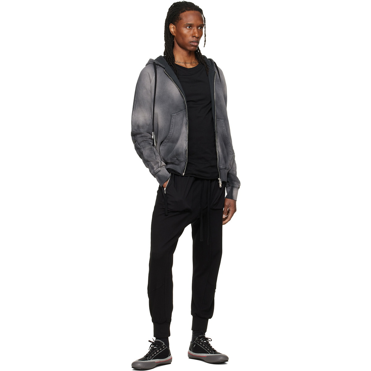 thom/krom Gray SJ 711 Hoodie