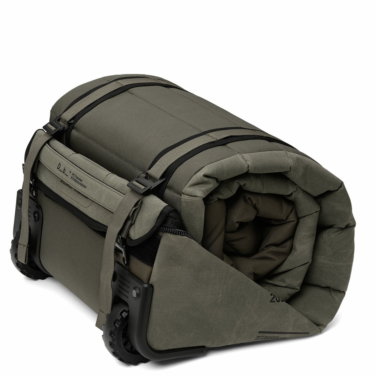 Db Journey Snow Roller Pro Ski & Snowboard Bag - 127L in Forest Green 