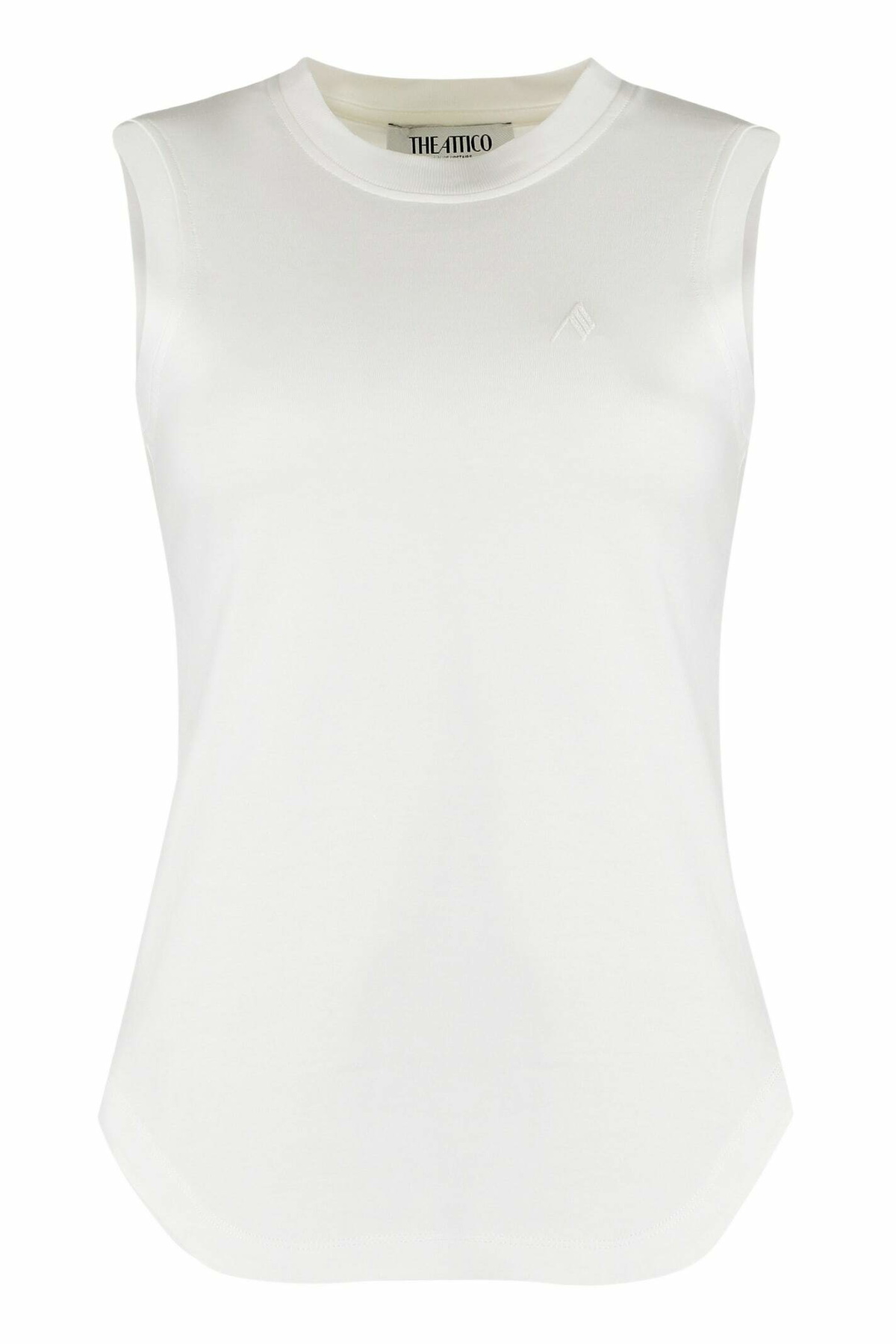 Tシャツ・カットソー THE ATTICO FLAT RIBBED JERSEY TANK TOP The Attico Flat Ribbed Jersey Tank Top The Attico