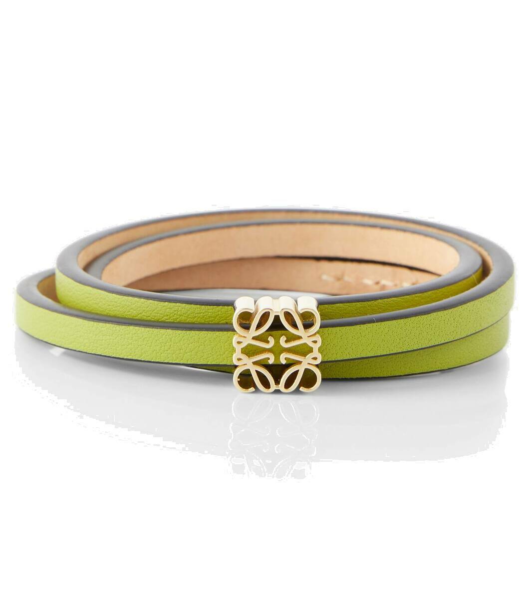 Loewe - Anagram leather bangle Loewe