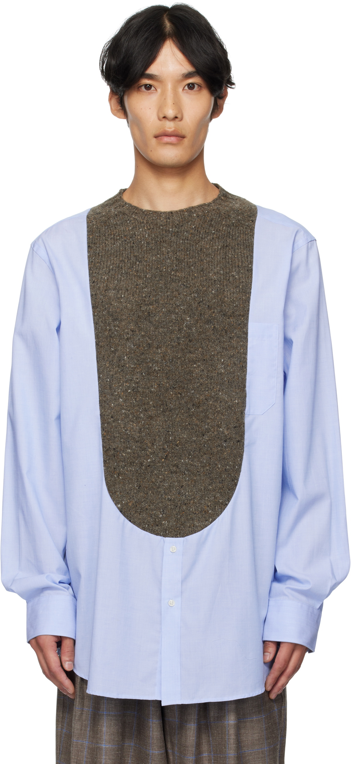 Bless SSENSE Exclusive N°80 Frontinsertpullover Shirt