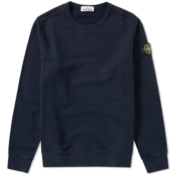 Photo: Stone Island Garment Dyed Crew Sweat Blue