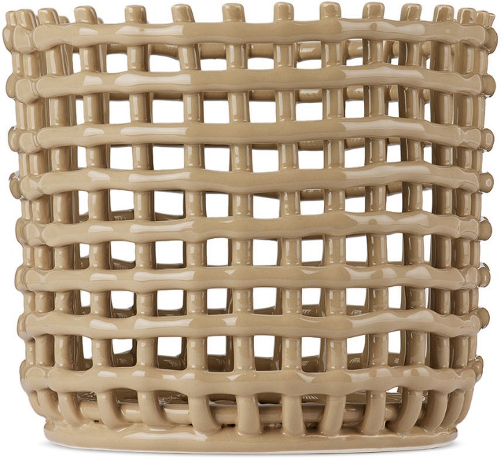 Photo: ferm LIVING Tan Large Ceramic Basket