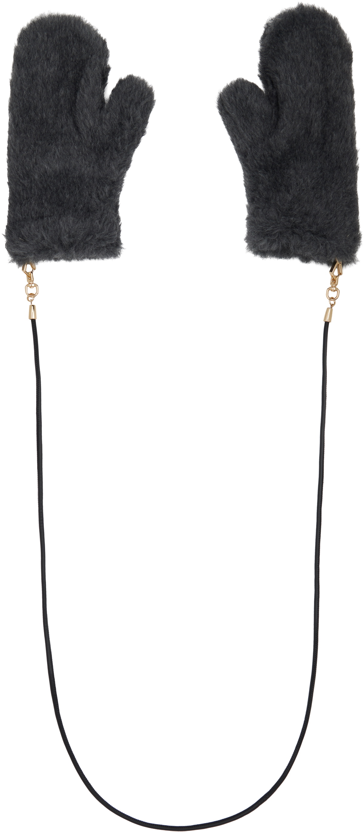 Max Mara Beige Ombrat2 Mitts Max Mara
