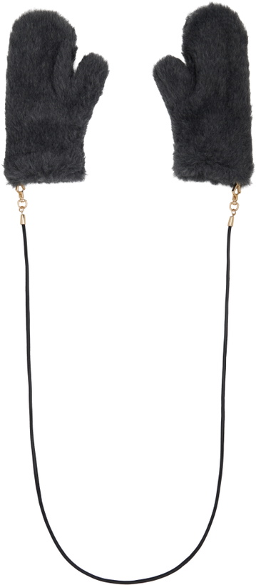 Photo: Max Mara Gray Ombrat03 Mitts
