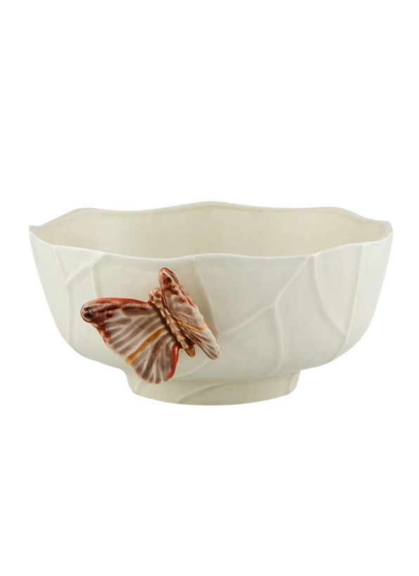 Photo: Bordallo Pinheiro Cloudy Butterflies Salad Bowl