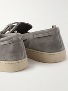 Officine Creative - Herbie Tasselled Suede Loafers - Gray