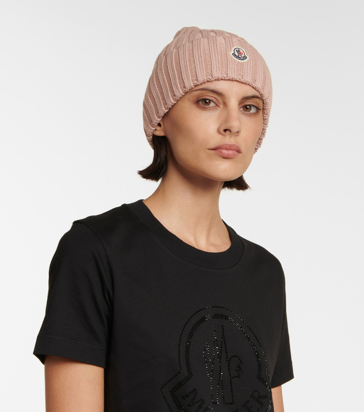 Moncler - Ribbed-knit virgin wool beanie Moncler