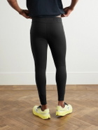ON - Logo-Print Recycled Running Tights - Black