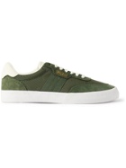 Polo Ralph Lauren - Court Vulc Leather, Suede and Canvas Sneakers - Green