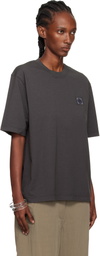 Stone Island Gray 2100025 Combed Organic Cotton Jersey T-shirt