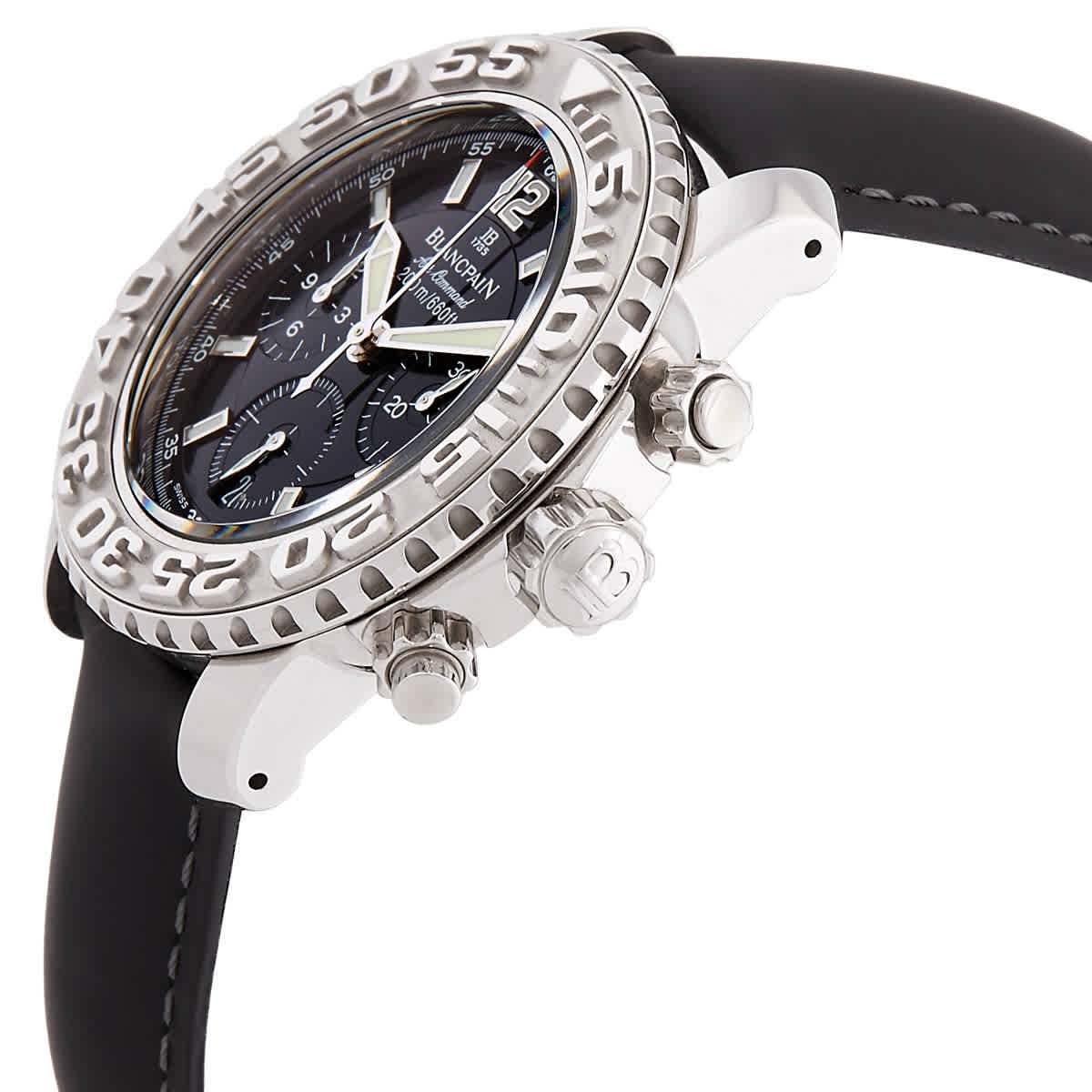 Blancpain Air Command Chronograph Automatic Black Dial Mens Watch 2285F-1130-64B
