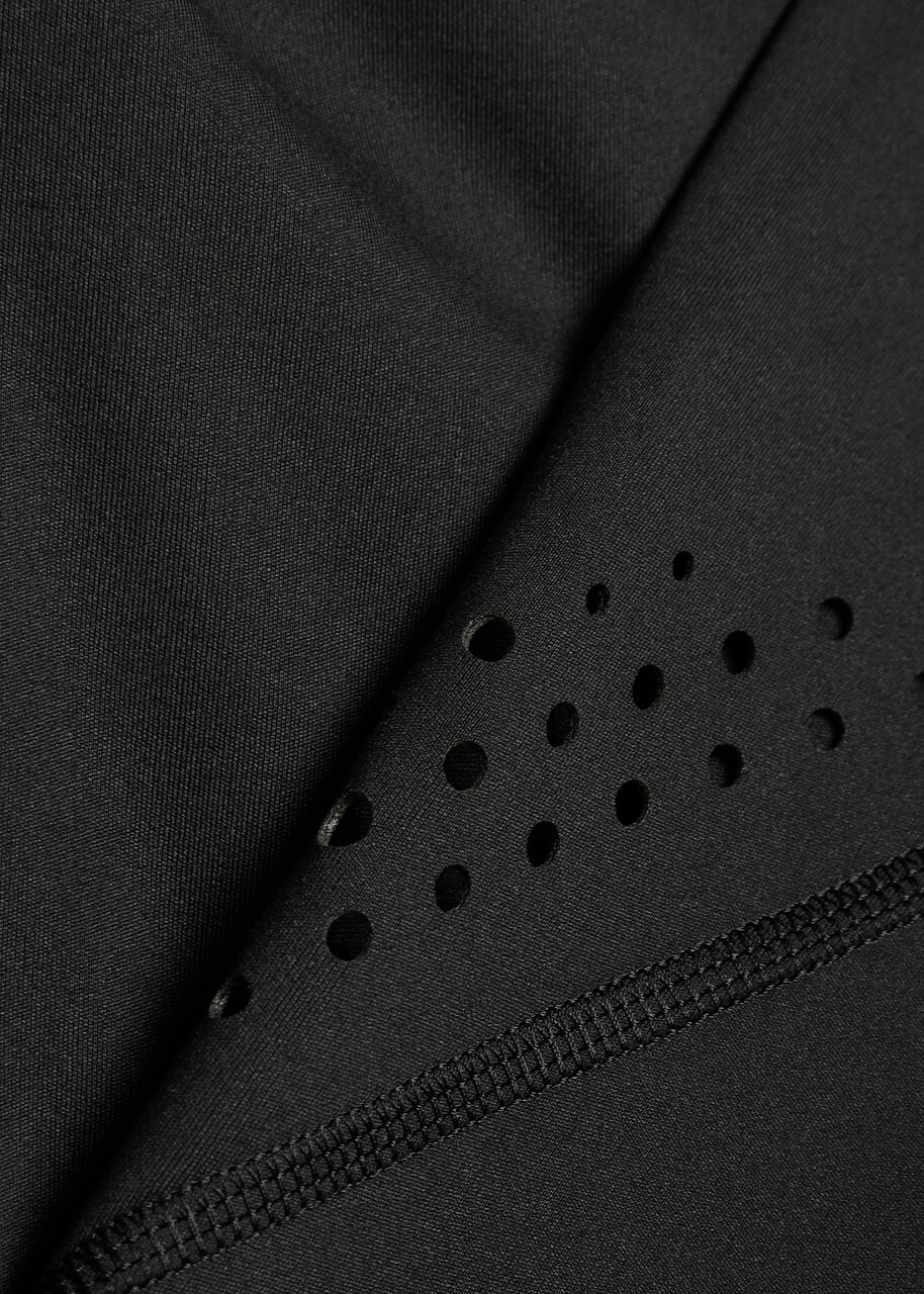 Adidas X Stella Mccartney Training Stretch-jersey Midlayer Jacket Black