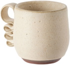Perla Valtierra Off-White Ribete Mug