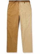 Marni - Carhartt WIP Straight-Leg Cotton-Canvas and Corduroy Trousers - Brown