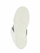 VALENTINO GARAVANI - 20mm Open Skate Leather Sneakers