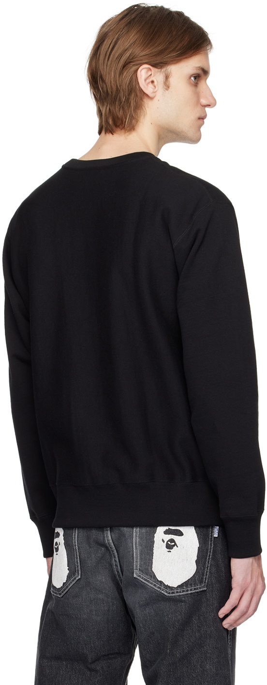 BAPE Black College Sweatshirt A Bathing Ape