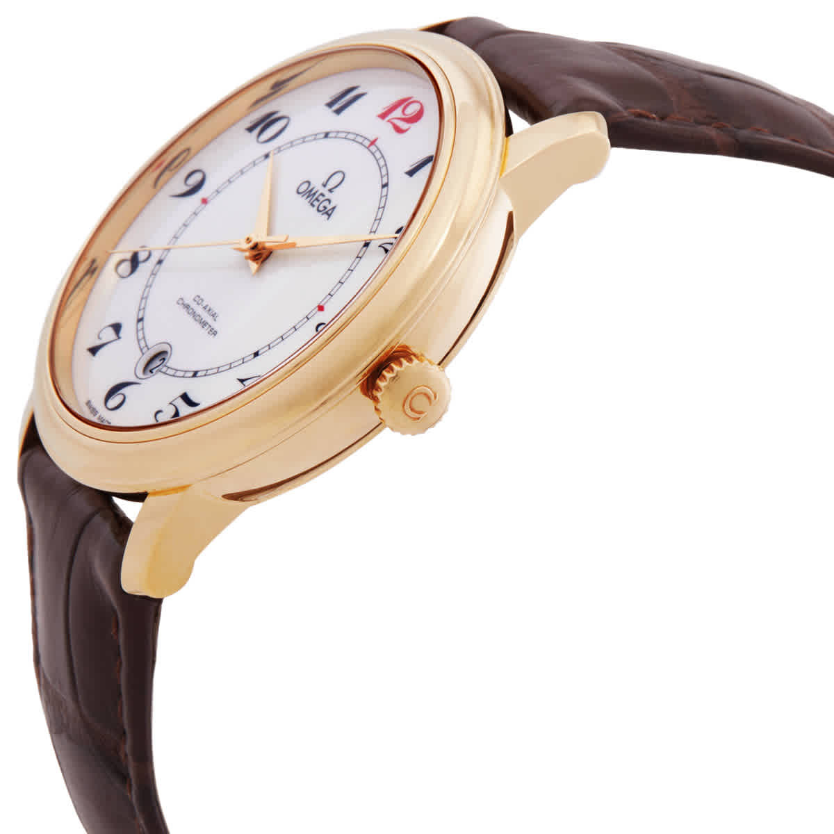 Omega De Ville Prestige Automatic Chronometer White Dial Mens Watch 424.53.40.20.04.005