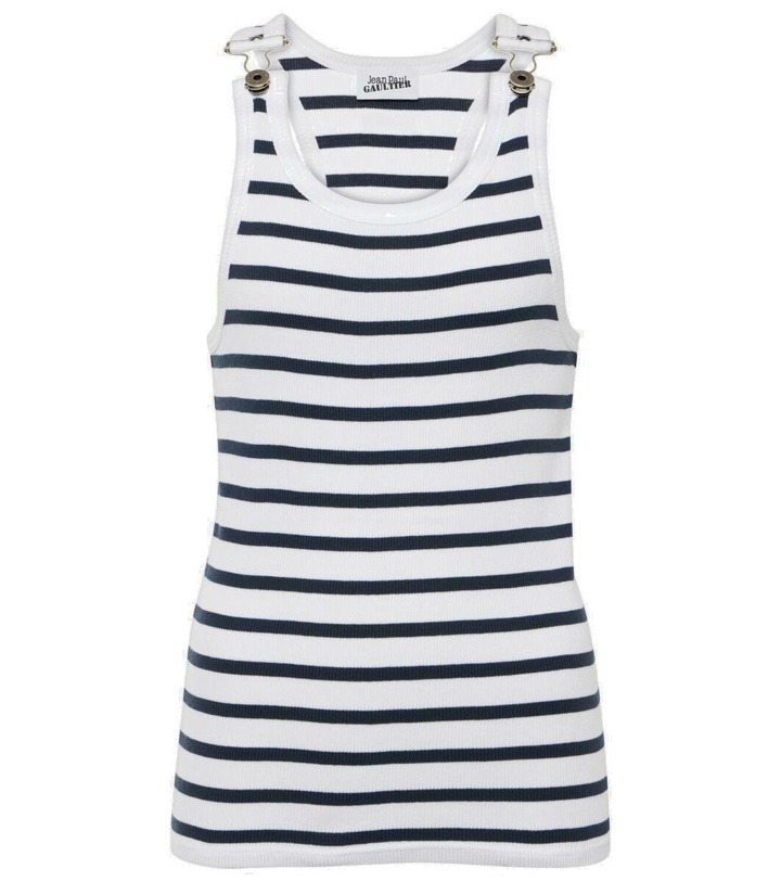 Photo: Jean Paul Gaultier Ribbed-knit cotton jersey tank top