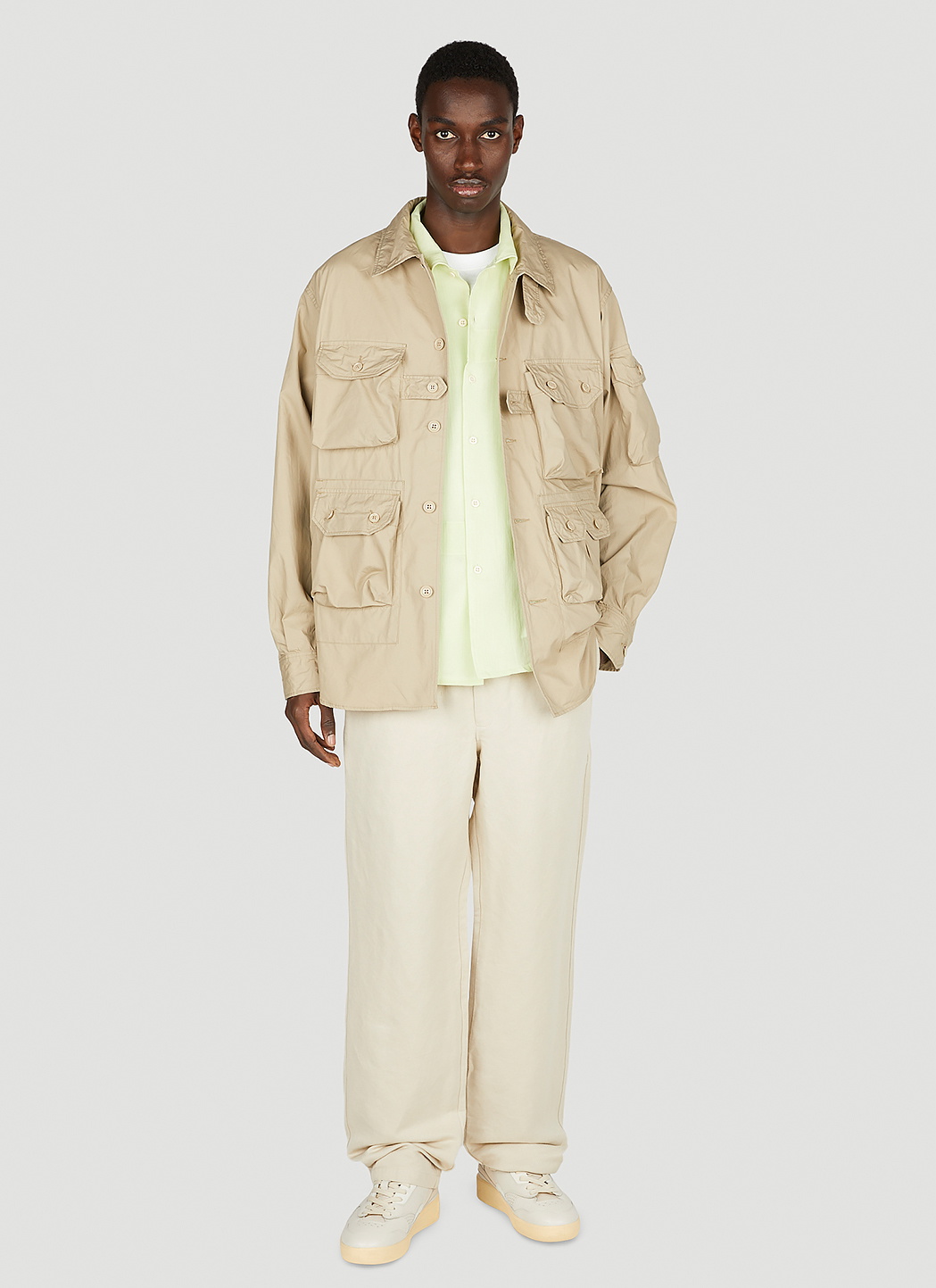 Engineered Garments Camp Short Sleeve Shirt