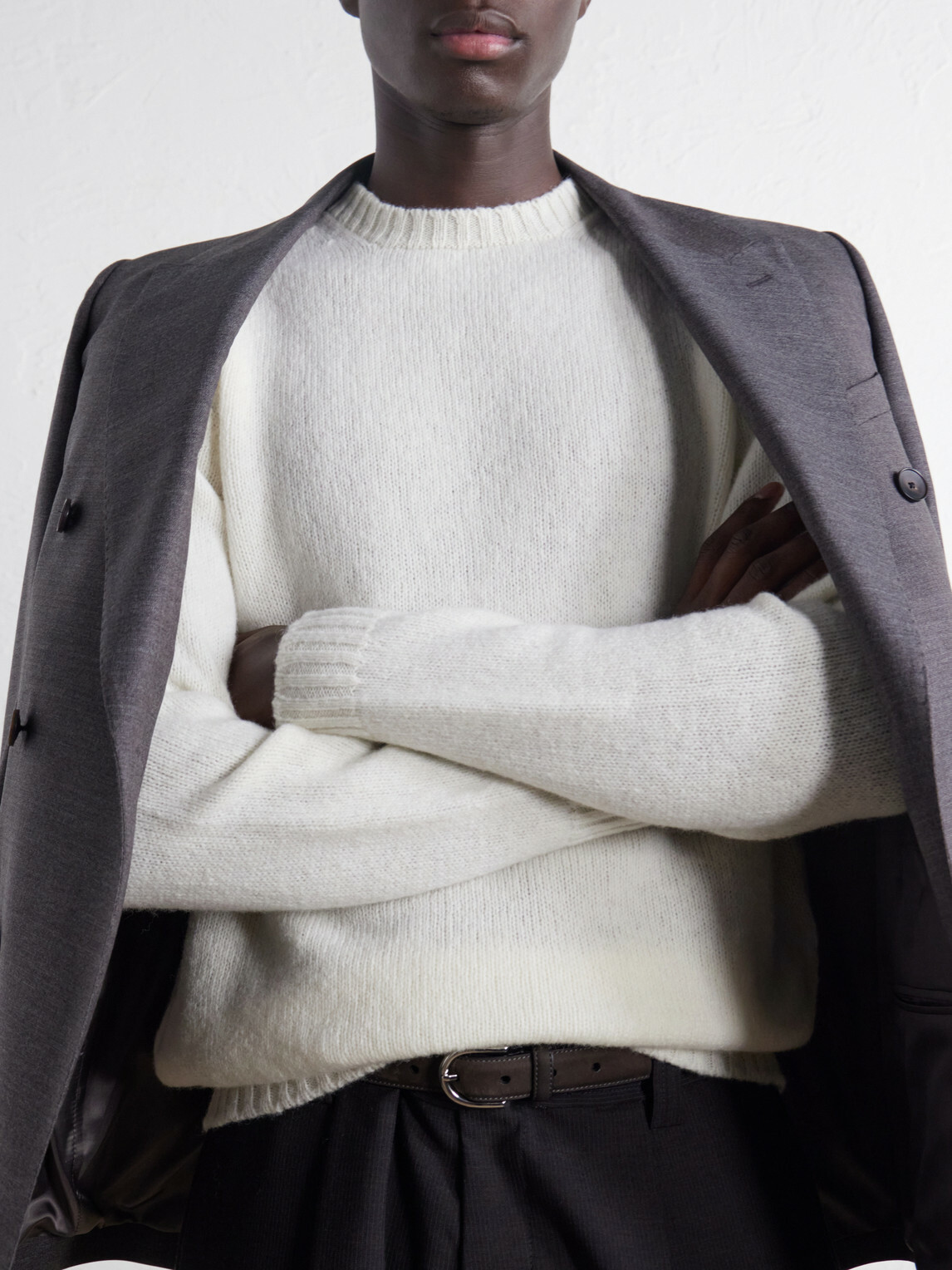 William Lockie - Aryan Wool Sweater - Neutrals