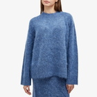 Holzweiler Women's Fure Fluffy Sweater in Blue