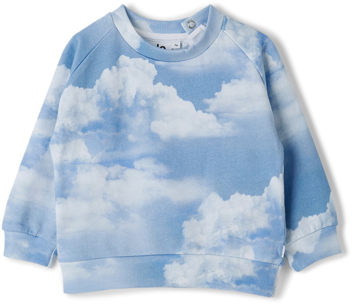 Photo: Molo Baby Blue & White Disco Sweatshirt