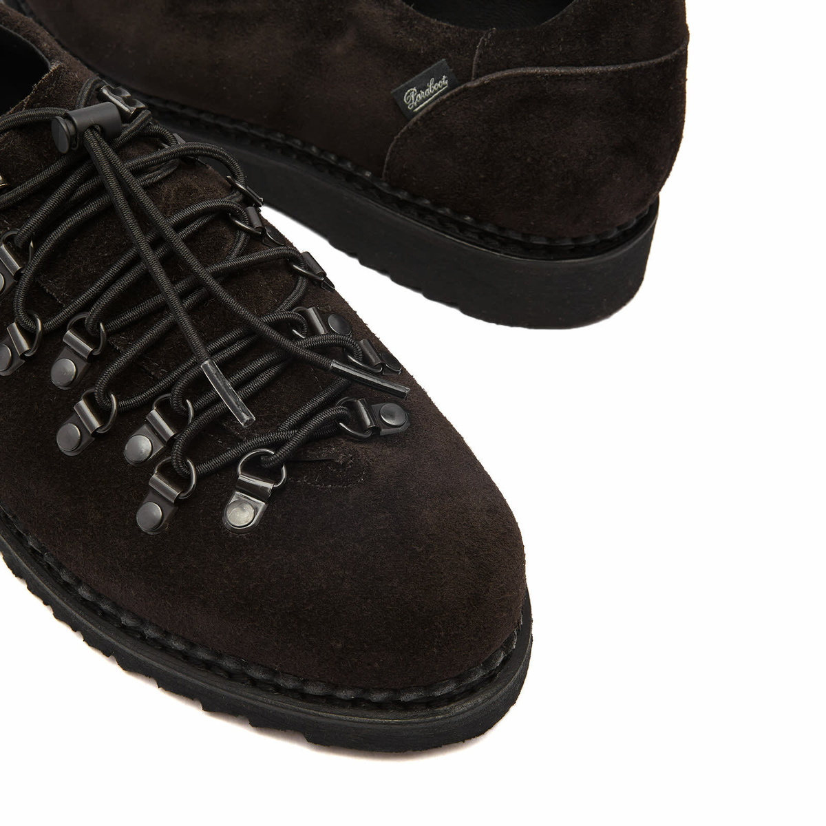 Paraboot Men's x Engineered Garments Clusaz in Black Suede