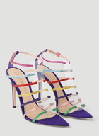 Gianvito Rossi Crystal Embellished High Heel Sandals