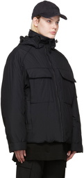 Juun.J Black Insulated Coat