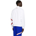 Reebok by Pyer Moss White Loose Mock Neck Sweater