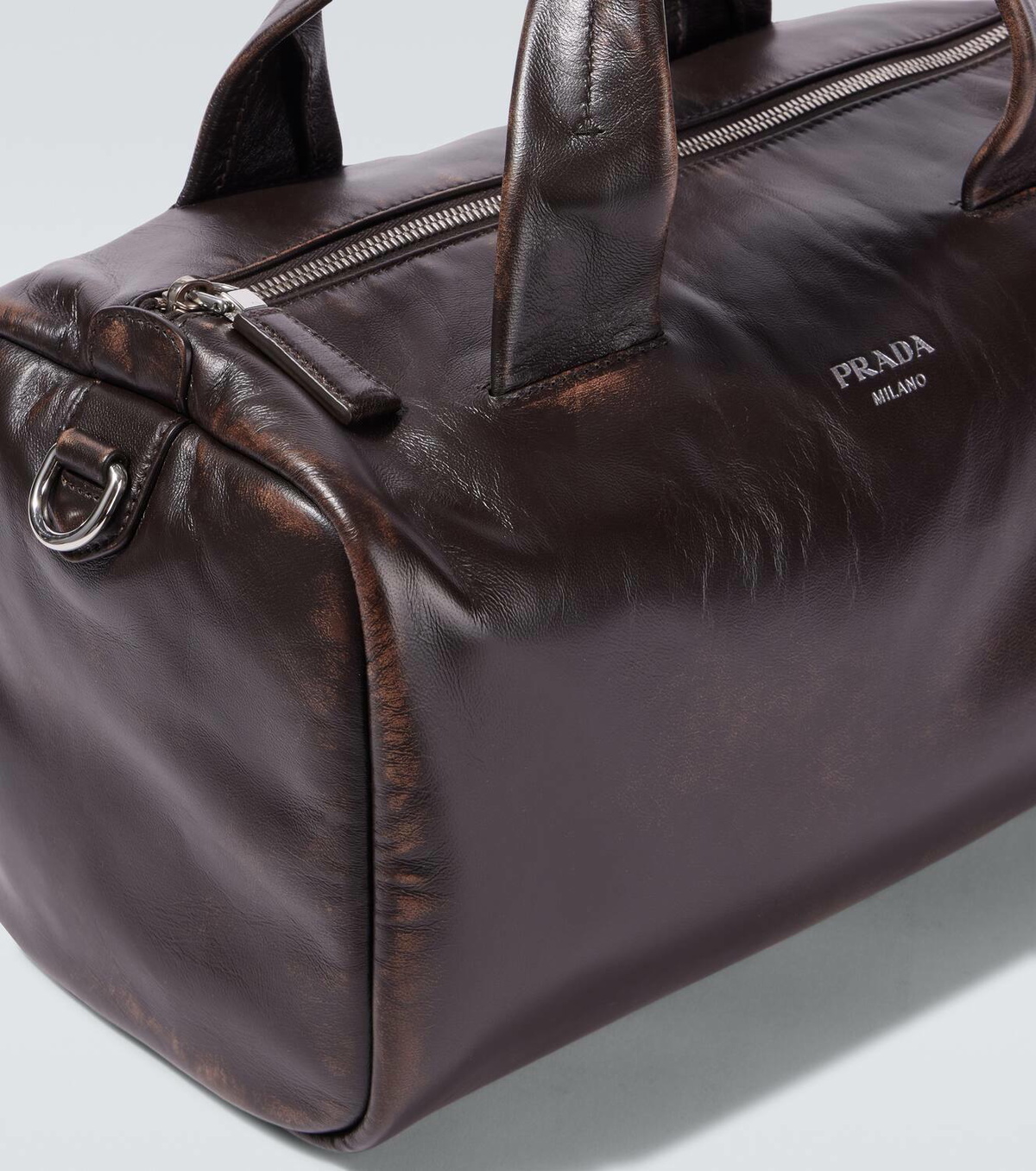 Prada Small leather duffel bag