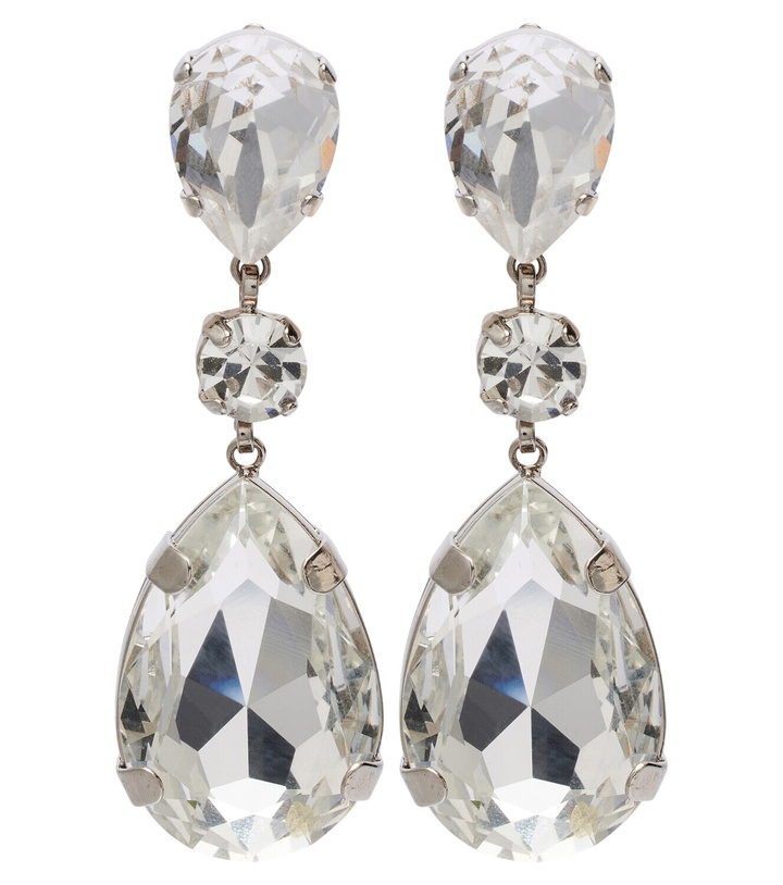 Photo: Dolce&Gabbana Crystal-embellished clip-on earrings