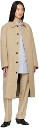 Arch The Beige Oversized Trench Coat