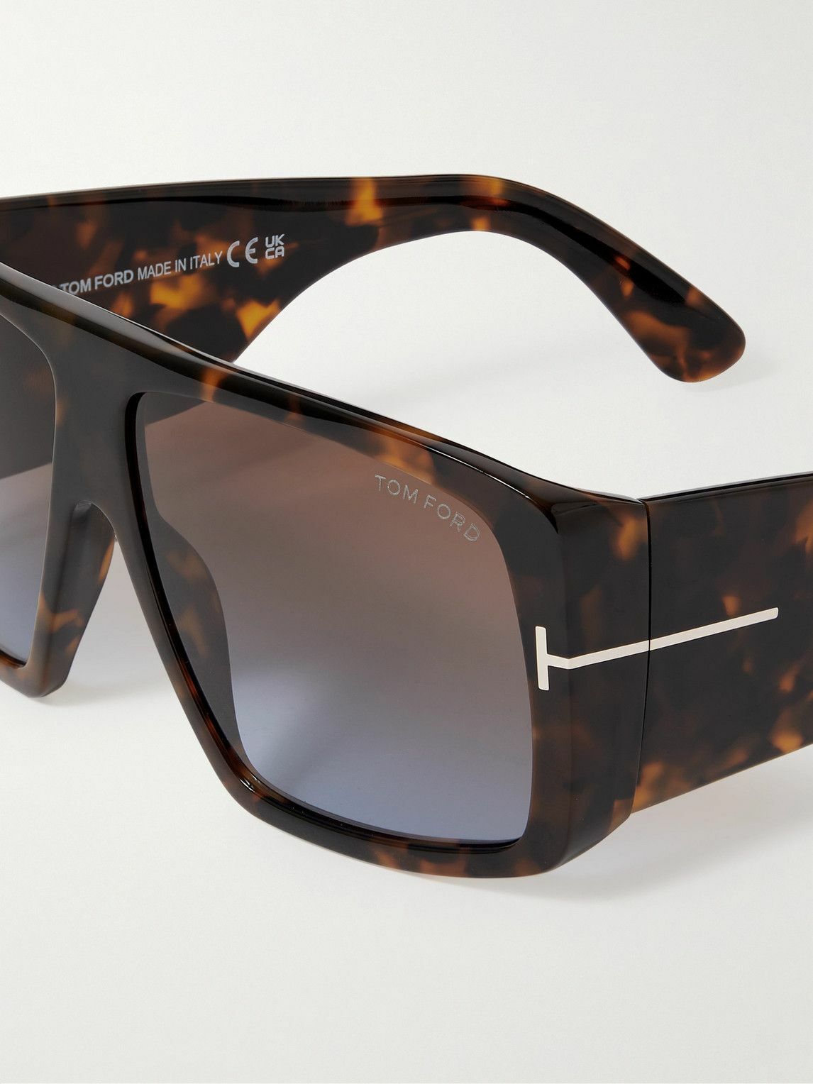 TOM FORD - Square-Frame Tortoiseshell Acetate Sunglasses TOM FORD