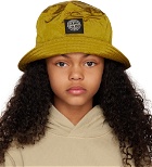 Stone Island Junior Kids Khaki Patch Bucket Hat