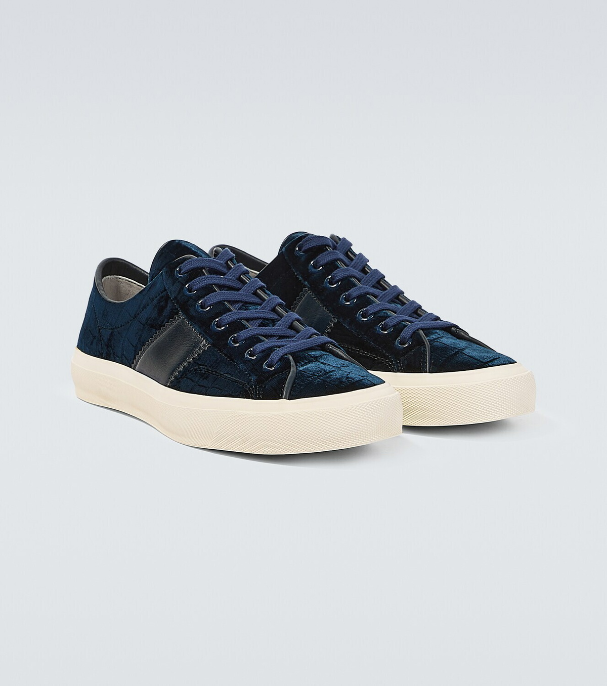 ◆◆VIP◆◆ TOM FORD Cambridge スニーカー TOM FORD Cambridge White Leather Low Top Sneakers Size US 10